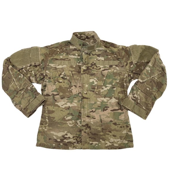 American Apparel Inc Other - US Army Combat Coat Size Small Short Green Insect Repellent Flame Resistant Camo